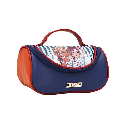 Nicole Lee USA Nikky Contrast Makeup Bag - T - 6 COLORS -