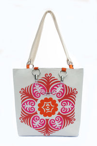 Thumbnail for Baxter Designs - Suzani Magenta Large Tote - 1 COLOR -