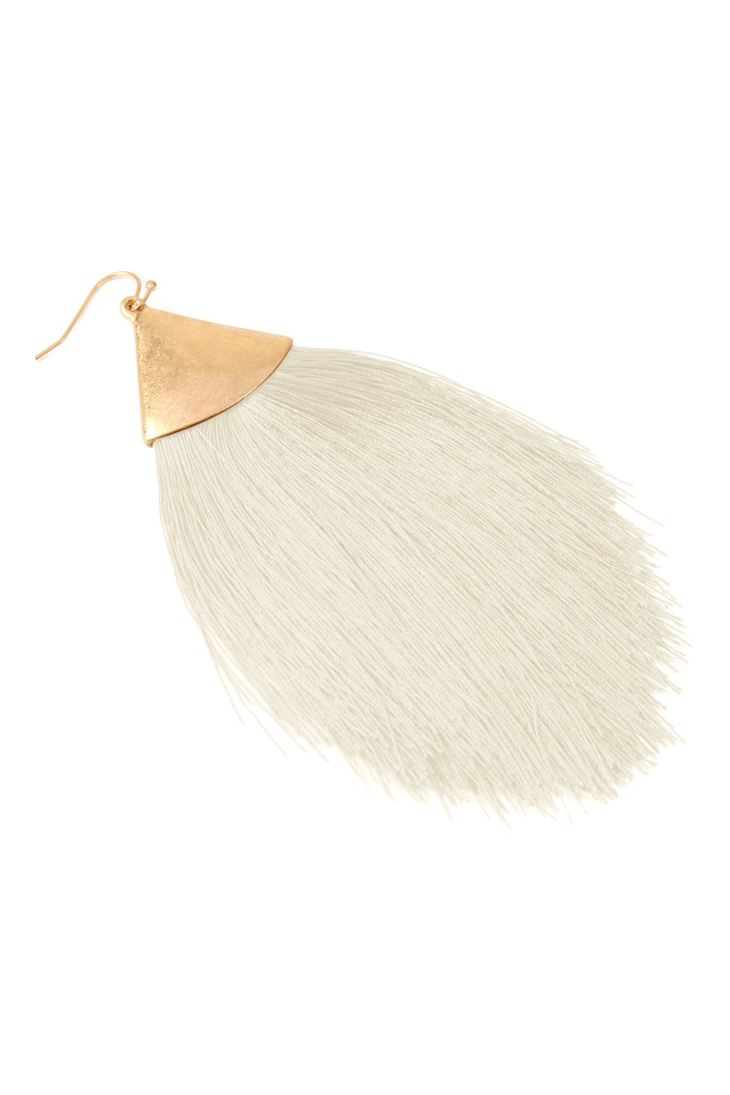 Oversized Tassel Drop Earrings - 18 COLORS -