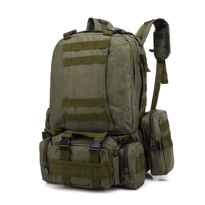 Large Capacity 50L Khaki Hunting Survival Camping - Custom Water Proof Tactical Backpack - [5-9 DAY DELIVERY] - 11 COLORS / CAMOS -