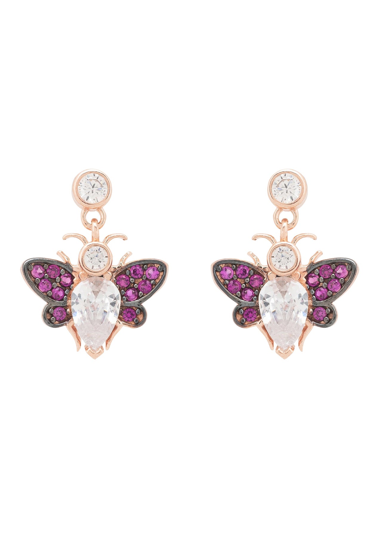 LATELITA - Bumble Bee Earrings Rosegold -