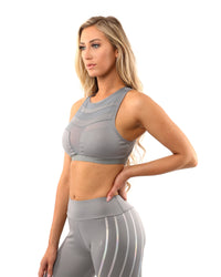 Thumbnail for Savoy - Laguna Sports Bra - Grey - 1 COLOR -