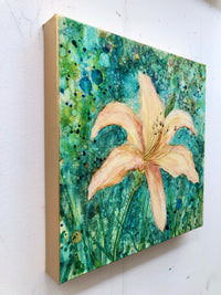 Thumbnail for Original Daylily Mixed Media Painting 12