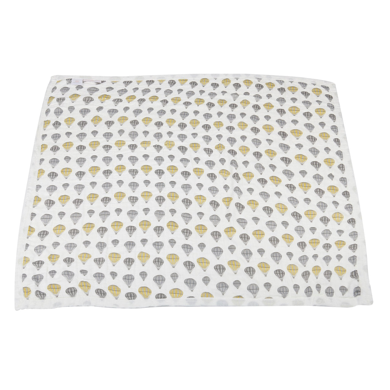 Hot Air Balloon and Northern Star Bamboo Muslin Newcastle Blanket -