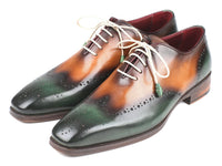 Thumbnail for Paul Parkman - Green & Camel Wingtip Oxfords -