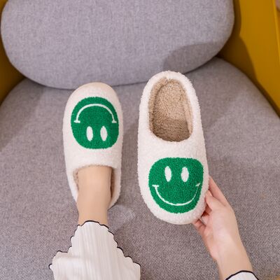 Melody Smiley Face Slippers - T - 1 COLOR -