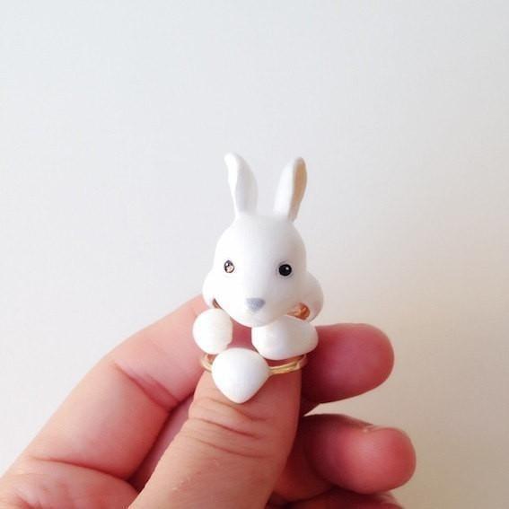 Mary Lou Store - ADJUSTABLE Rabbit Ring - 3 PCS. -