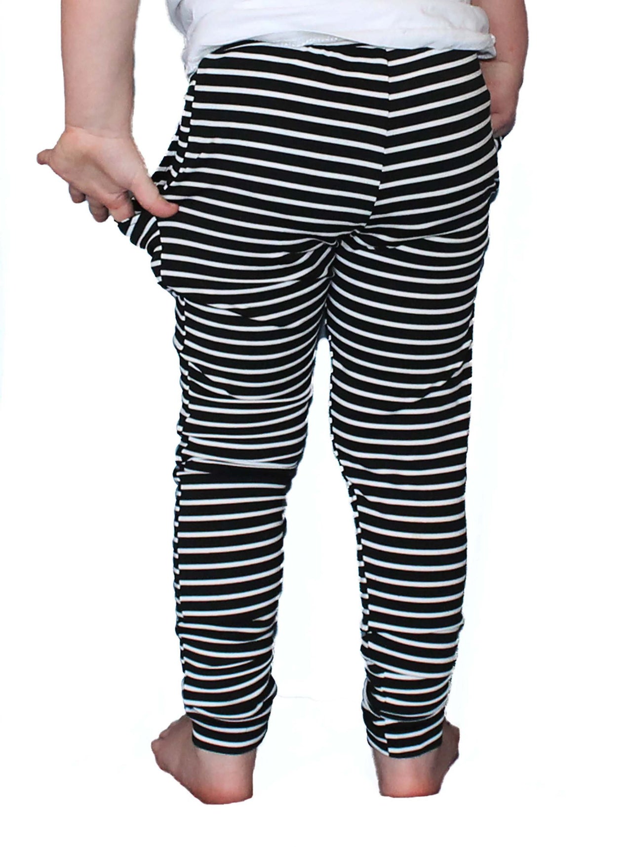 Lightweight Fitted Stripe - Pocket Joggers - Kids - 1 COLOR