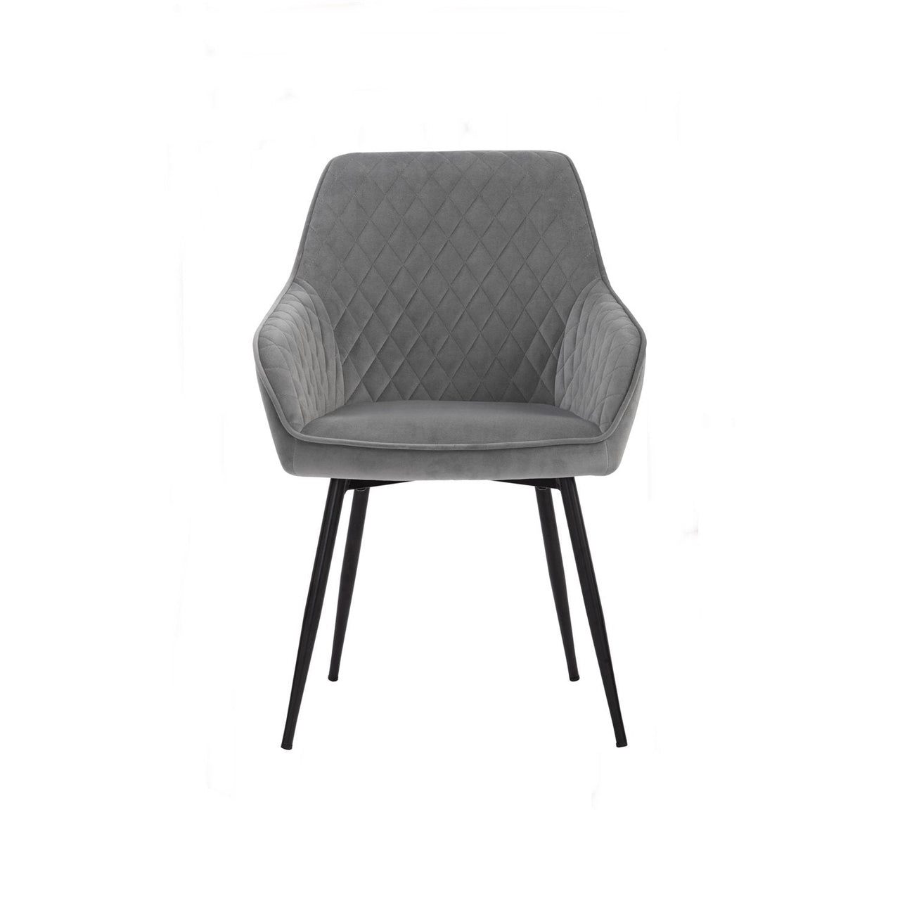 GFURN - Hakon Dining Chair - Grey Velvet -