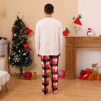 Thumbnail for MEN Reindeer Top and Plaid Pants Set - T -