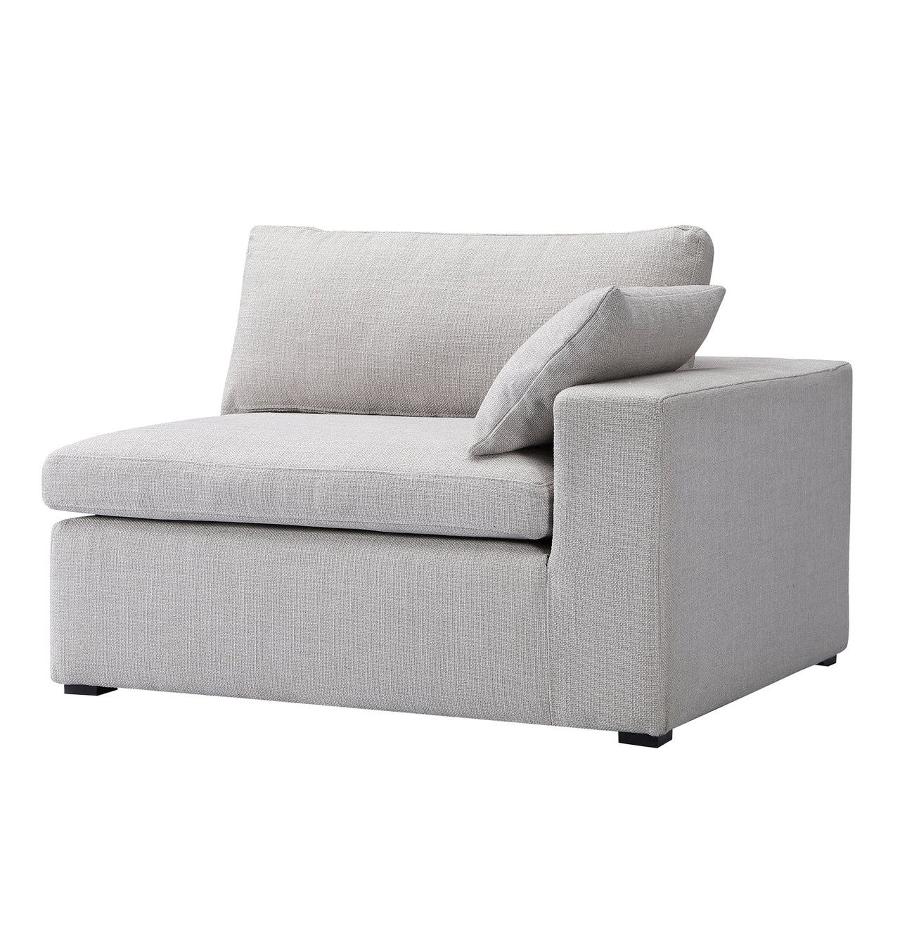 GFURN - Inès Sofa - 1-Seater Single Module With Left Arm - Opal Fabric -