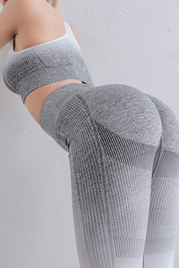 Thumbnail for Gradient High Waist Sports Leggings - T - 4 COLORS -