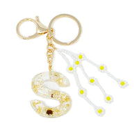 Thumbnail for Ellison & Young - Baby Daisy Initial Key Chain - 20 LETTERS - FIND YOURS! -