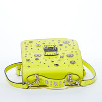 Thumbnail for The Hollywood Backpack Purse Leather Yellow -