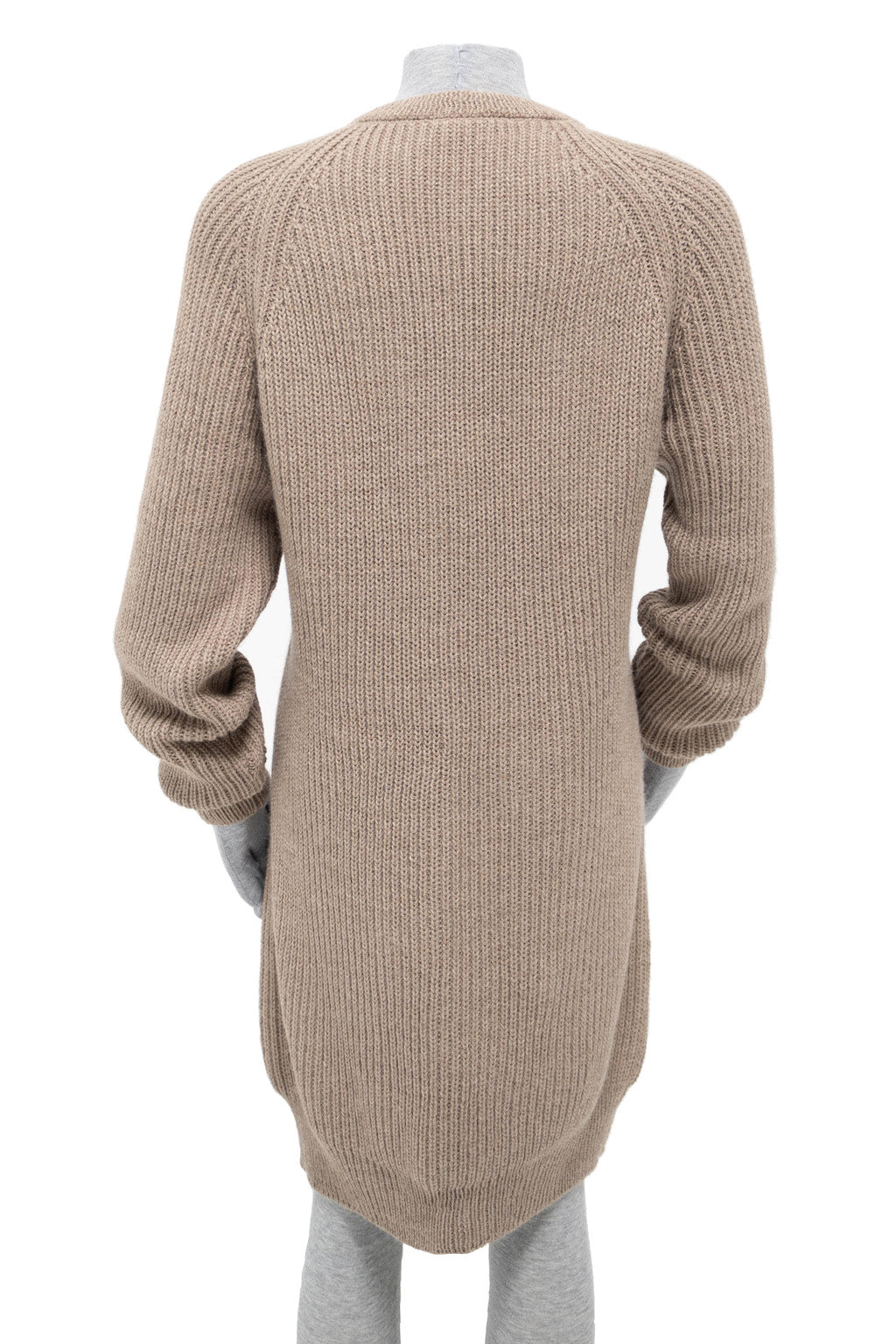 Cabin Measures - Heavy Knit Alpaca Wool Sweater Coat in Clay -