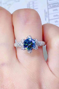 Thumbnail for 1 Carat Moissanite 925 Sterling Silver Ring