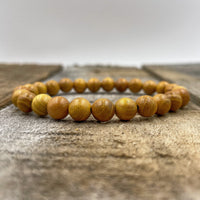 Thumbnail for Union - Yellow Sandalwood Mala Beaded Bracelet -