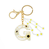 Thumbnail for Ellison & Young - Baby Daisy Initial Key Chain - 20 LETTERS - FIND YOURS! -