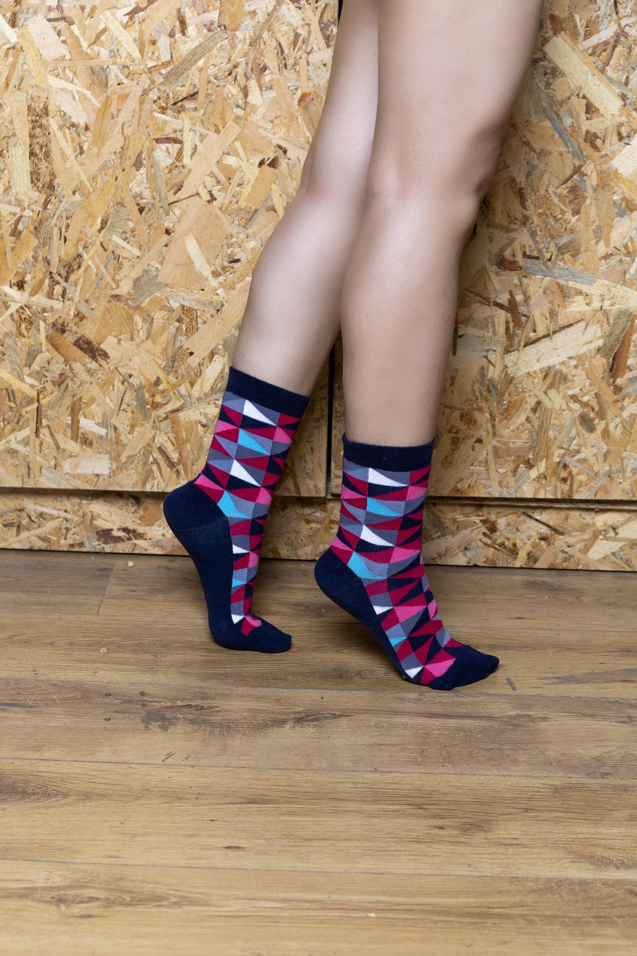 Women's Red Triangle Socks - 1 COLOR -