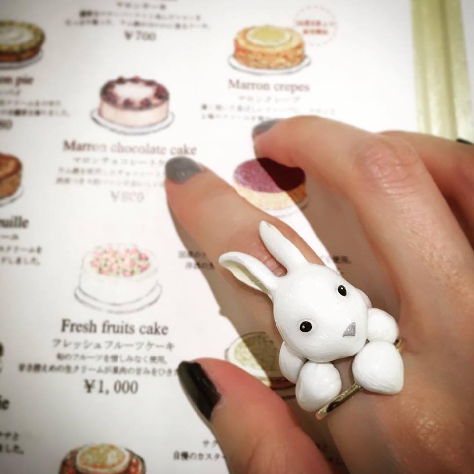 Mary Lou Store - ADJUSTABLE Rabbit Ring - 3 PCS. -