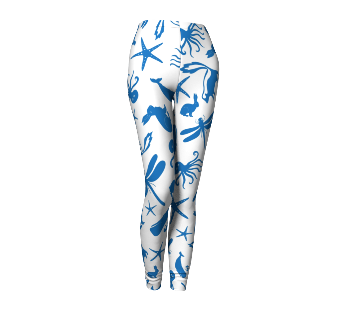 Summer Ties - Multi Creature Leggings - 1 COLOR -