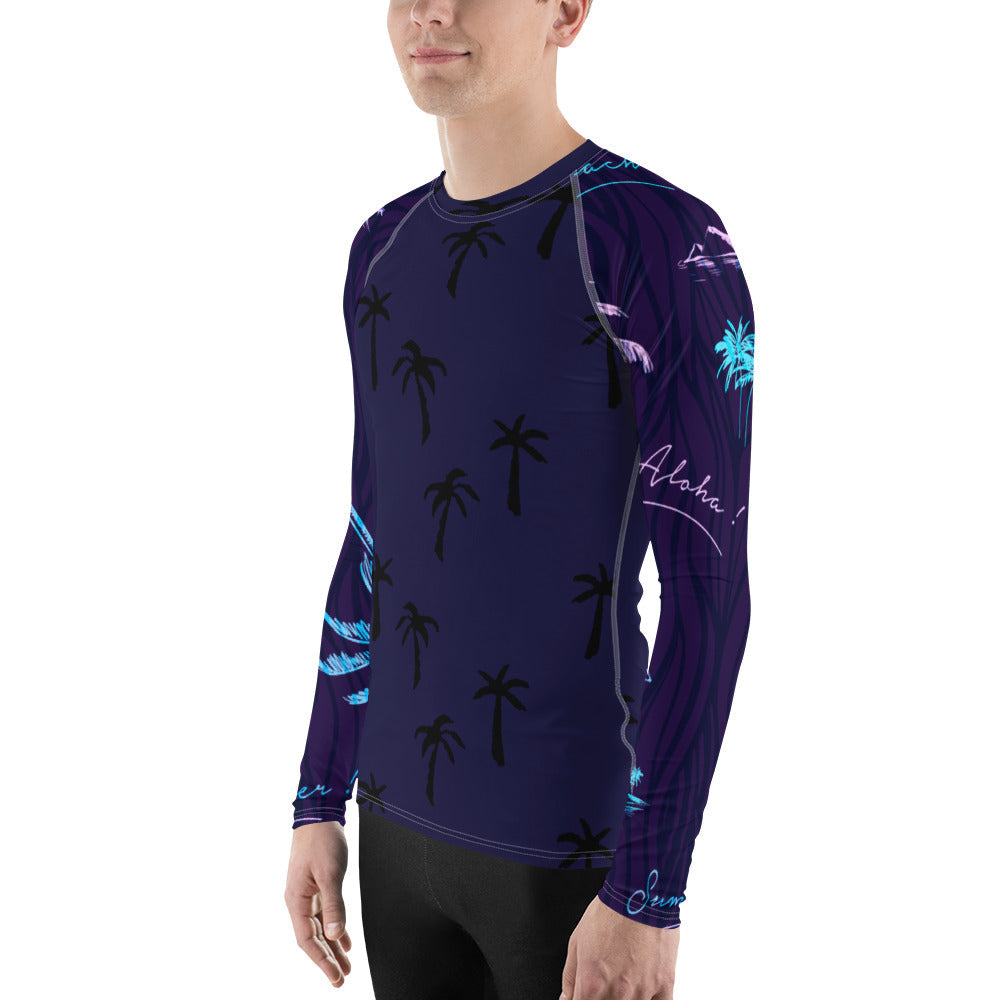 FYC - Men's Find Your Coast Aloha Adventure Performance Rash Guard UPF 40+ - 1 COLOR -