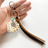 Thumbnail for Turquoise Fringe Detail Key Chain - T - 10 STYLES -