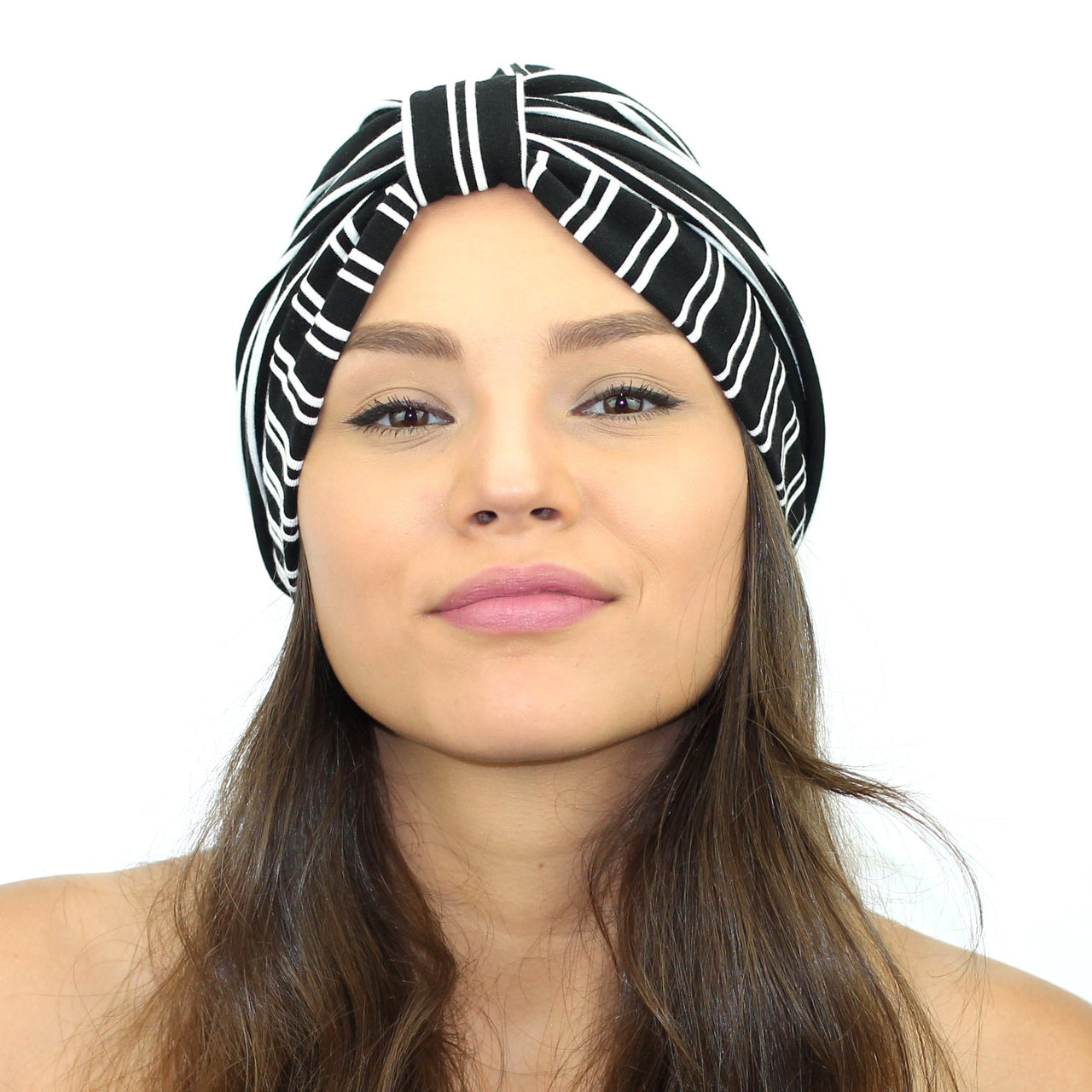 KRISTIN PERRY - Pinstripe Turban - 1 PINSTRIPE -