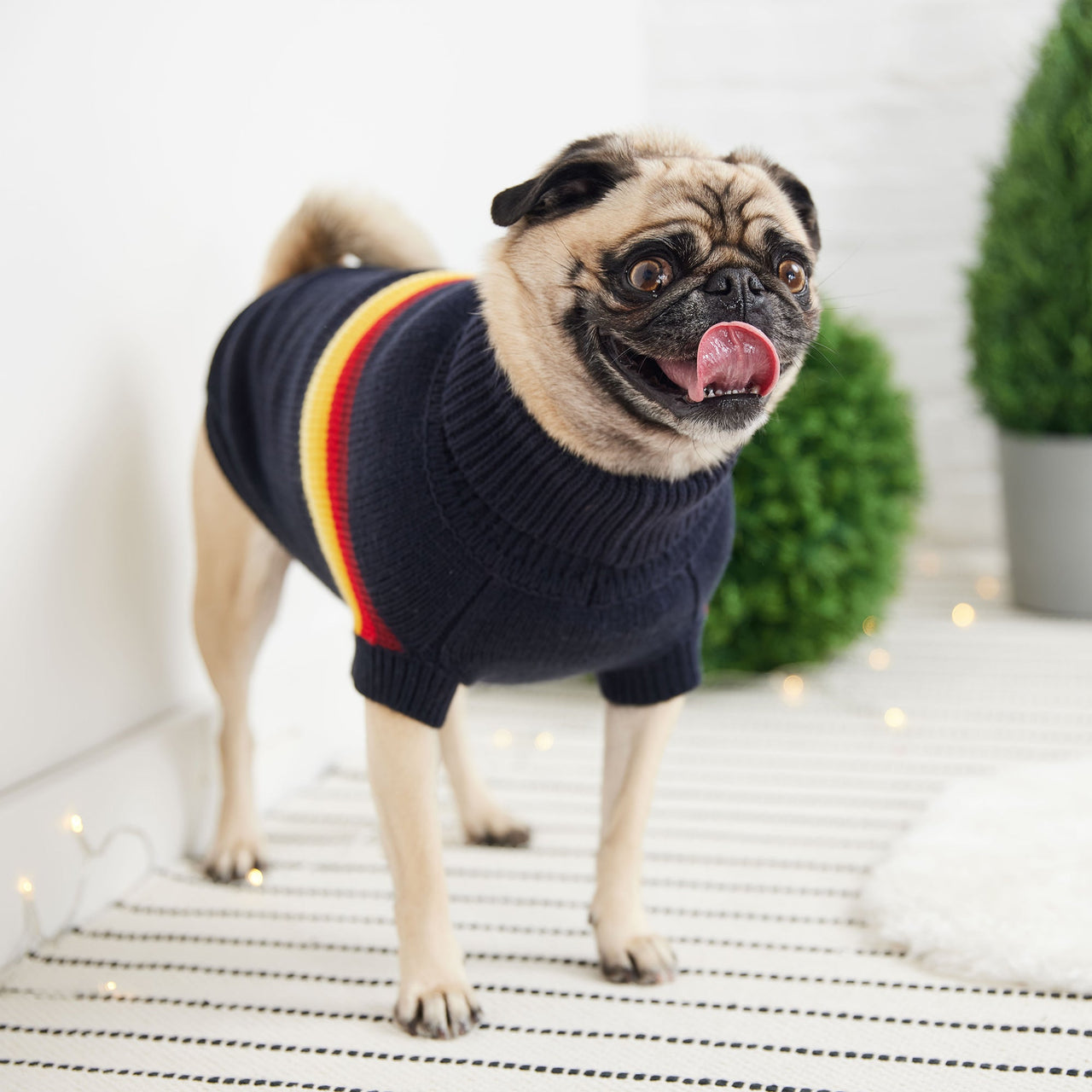 Retro Sweater - Navy - 9 SIZES - 1 COLOR -