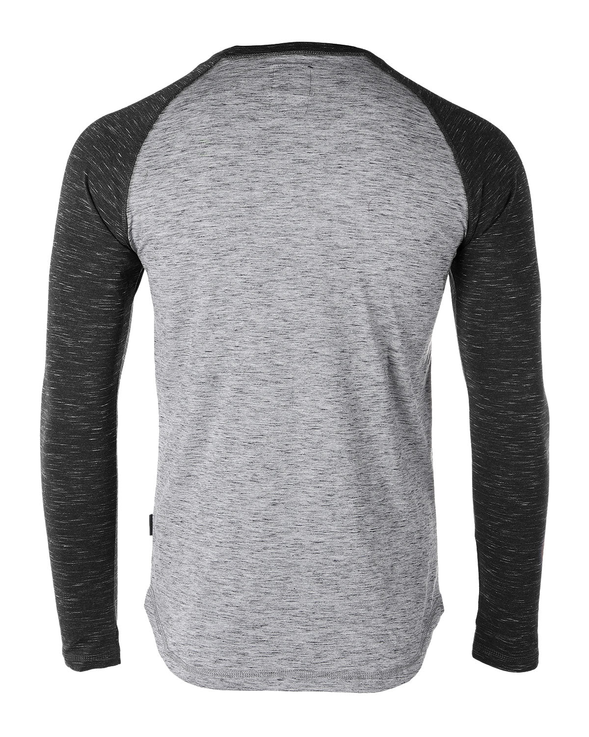 Men Athletic Fit Baseball Retro Contrast Long Sleeve Raglan T-Shirt - 1 COLOR