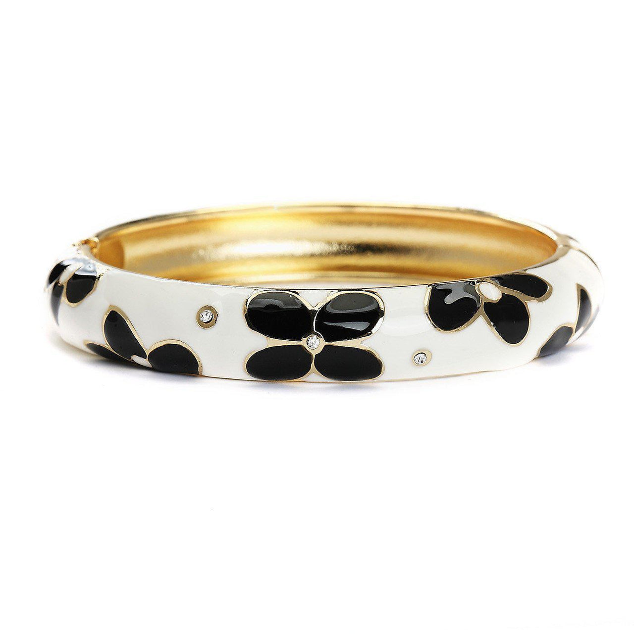 Blinglane - Monochrome Flora Metallic Bangle - 1 COLOR -