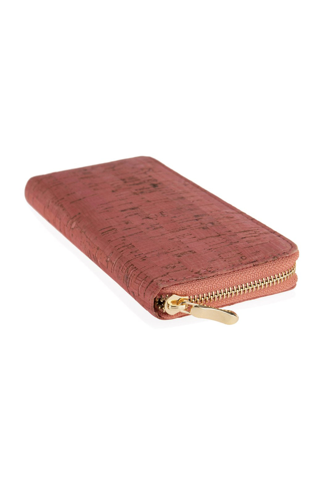 Cork Single Zipper Wallet - 6 COLORS -