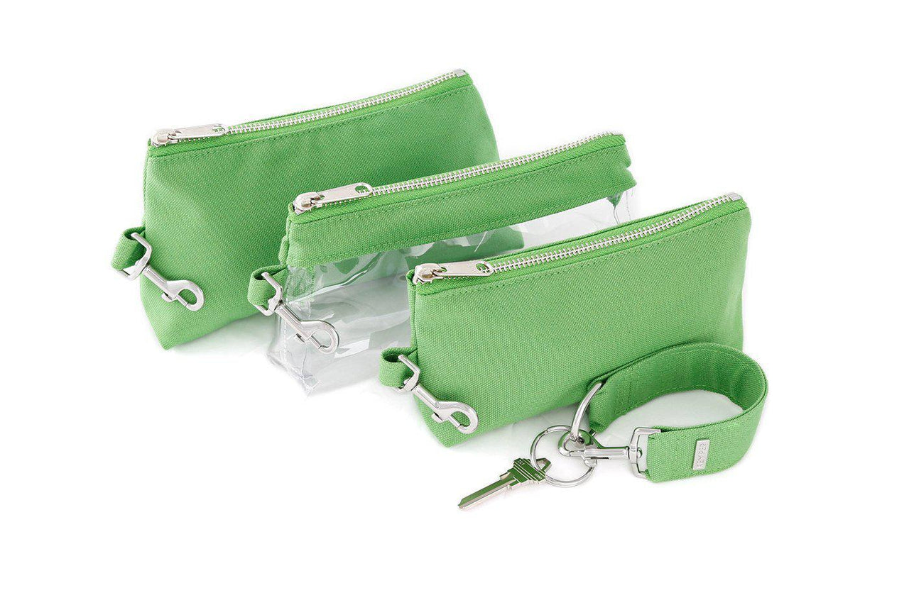 Keyper - Green 4 PC CLASSIC CANVAS WRISTLET SET - 4 PCS. - 2 OPTIONS -