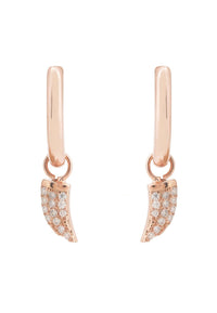 Thumbnail for LATELITA - Tusk Huggie Hoop Earrings Rosegold -