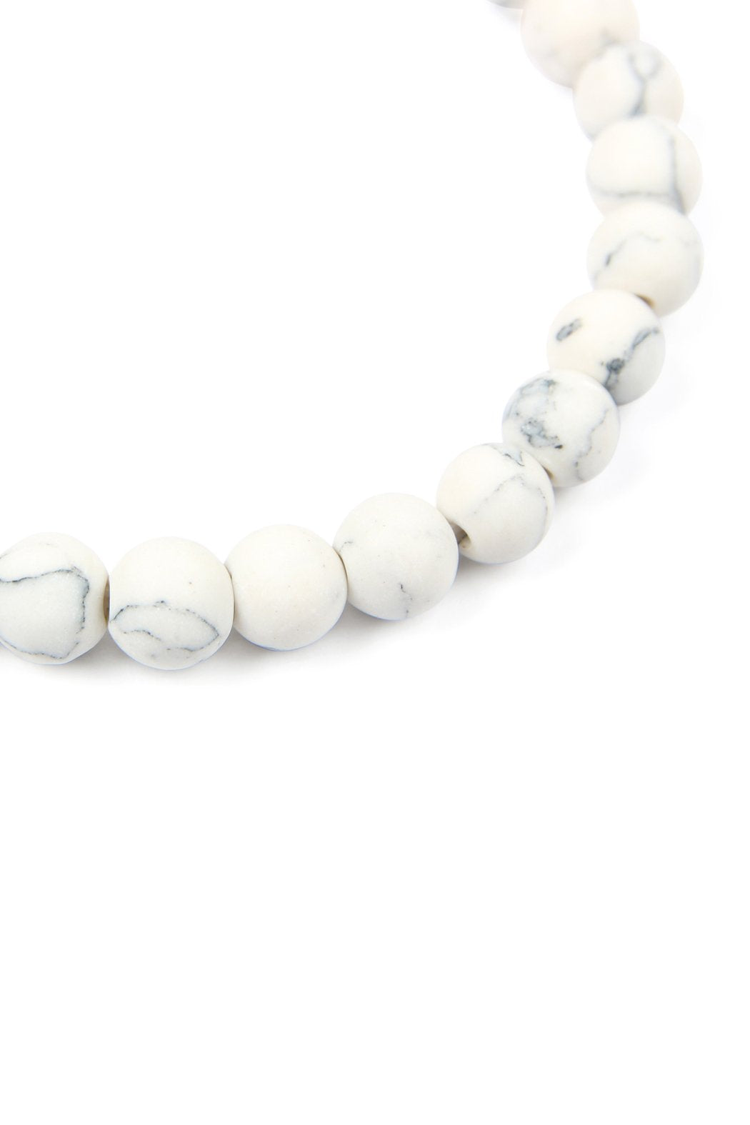 Riah Fashion - "Love and Be Loved" Natural Stone Stretch Bracelet - 2 TONES -