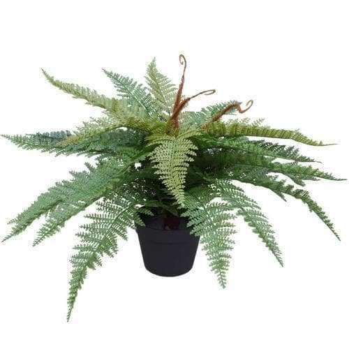 Artificial Potted Fishtail Fern 55cm -