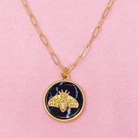 Thumbnail for Ellison & Young - Bee on the Jewel Necklace - 2 COLORS -