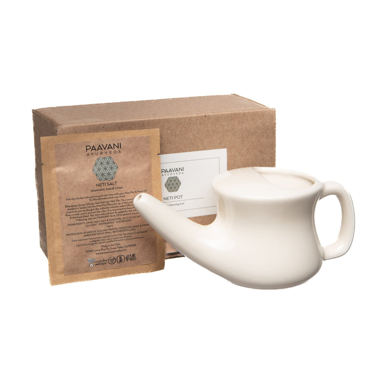 Ceramic Neti Pot - 1 COLOR -