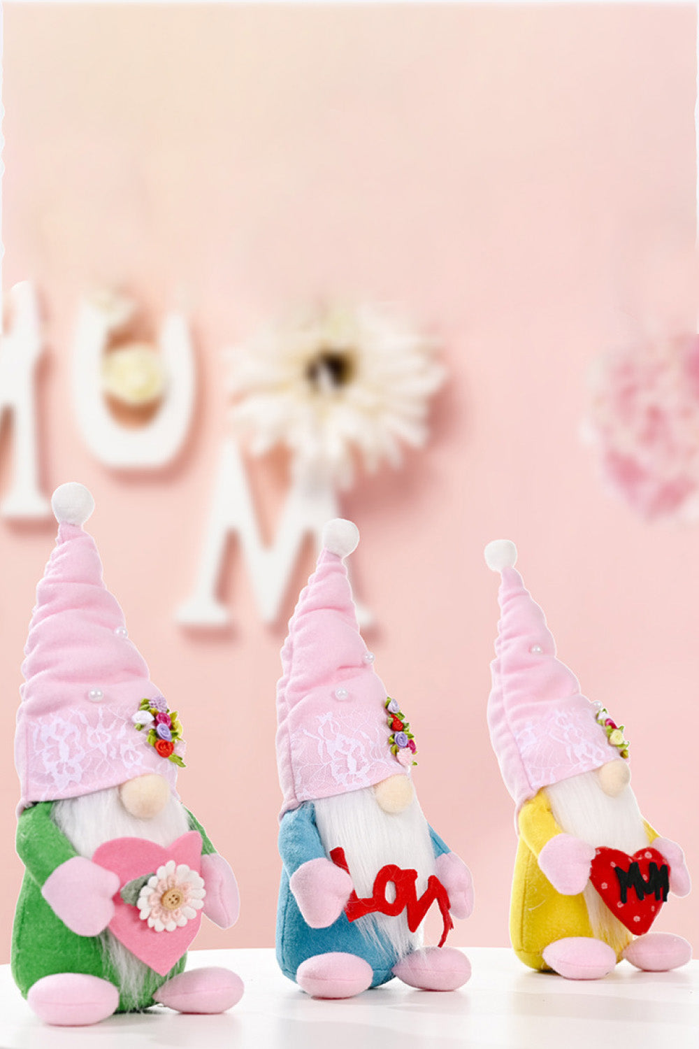 Special Occasion / Mother's Day Short Leg Gnomes - 11.4" - 3 TYPES - [5-10 DAY DELIVERY] - T -