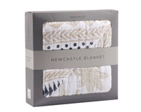 Thumbnail for Pyramid and Boho Fields Cotton Muslin Newcastle Blanket -