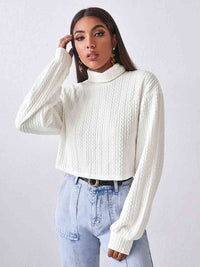 Thumbnail for Turtleneck Long Sleeve Top - T - 2 COLORS -