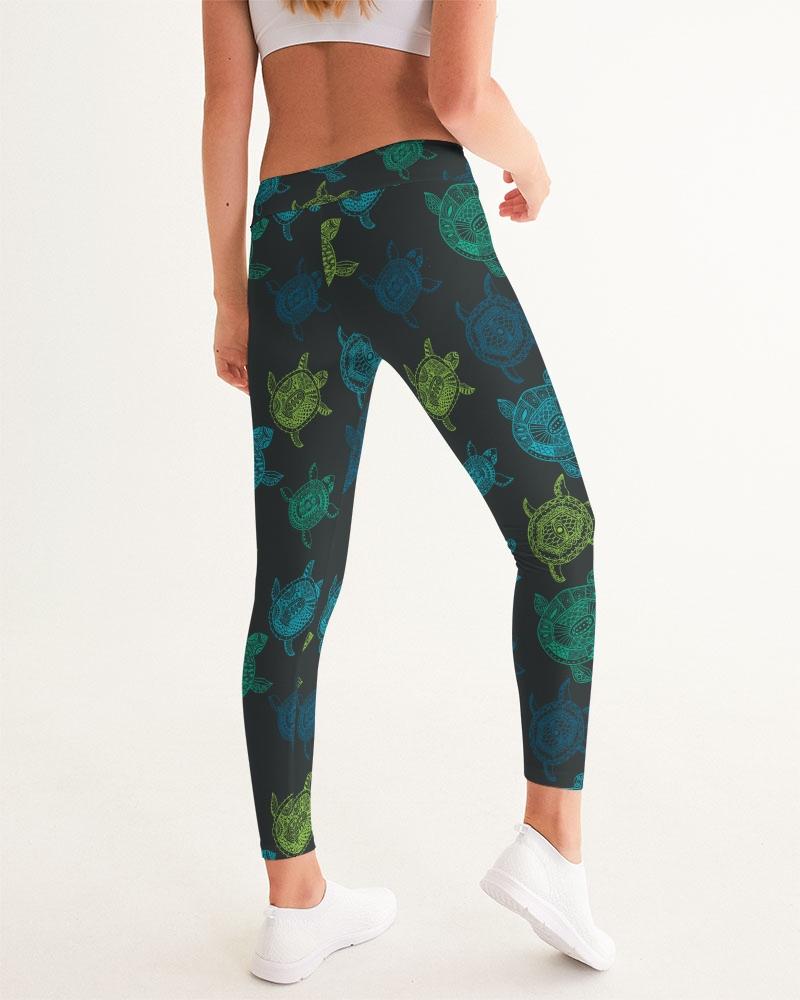 FYC - Women's Active Comfort Sea Turtle Sport Yoga Pant - 1 COLOR -