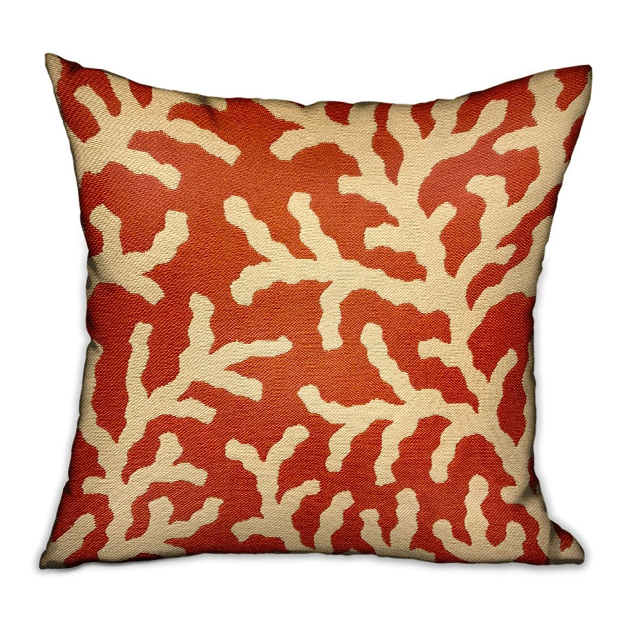 Fire Ridge Orange Floral Luxury Throw Pillow - 10 SIZES -