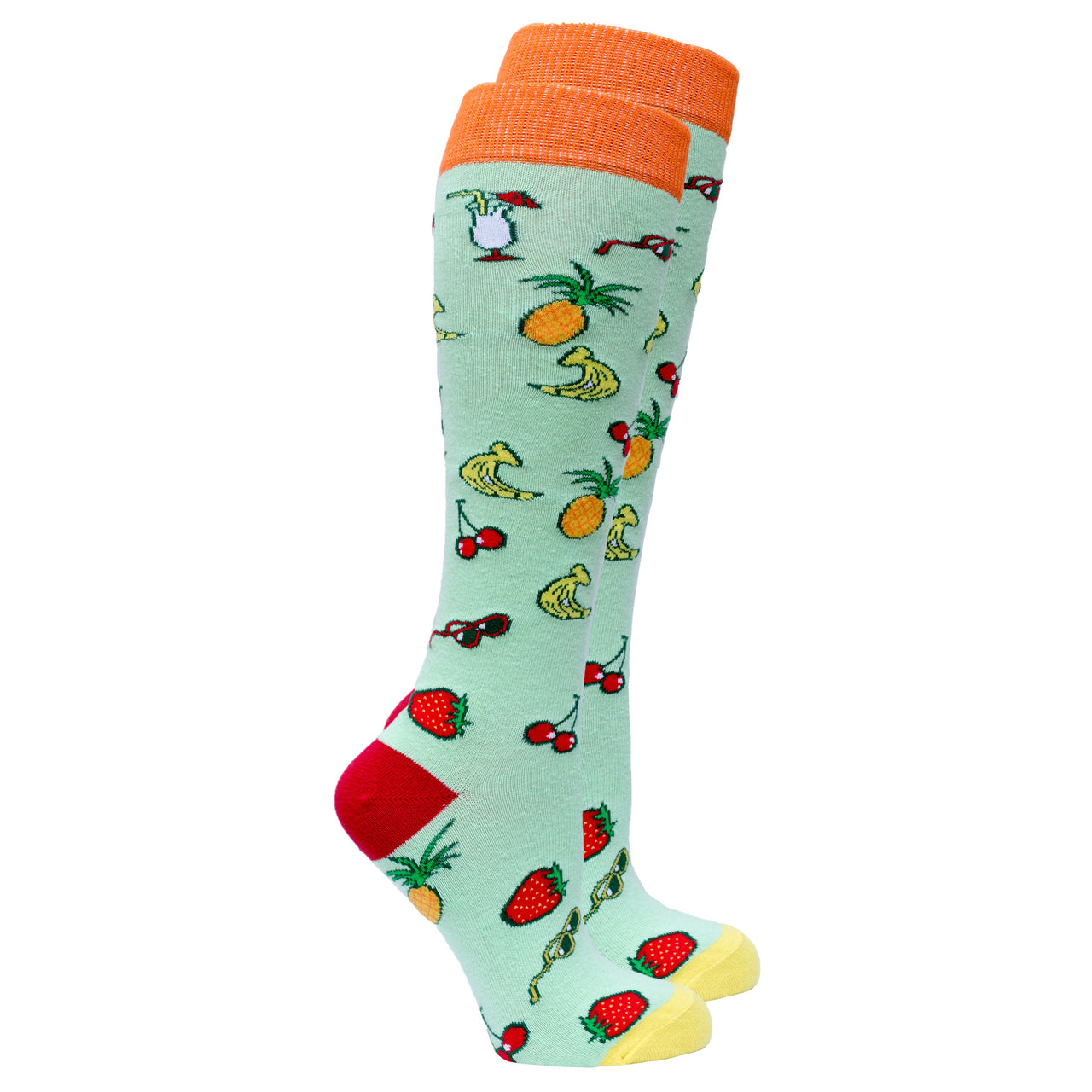 Women's Tropical Knee High Socks - 1 COLOR -