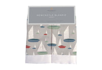 Thumbnail for Marina Sailboats Bamboo Newcastle Blankie -