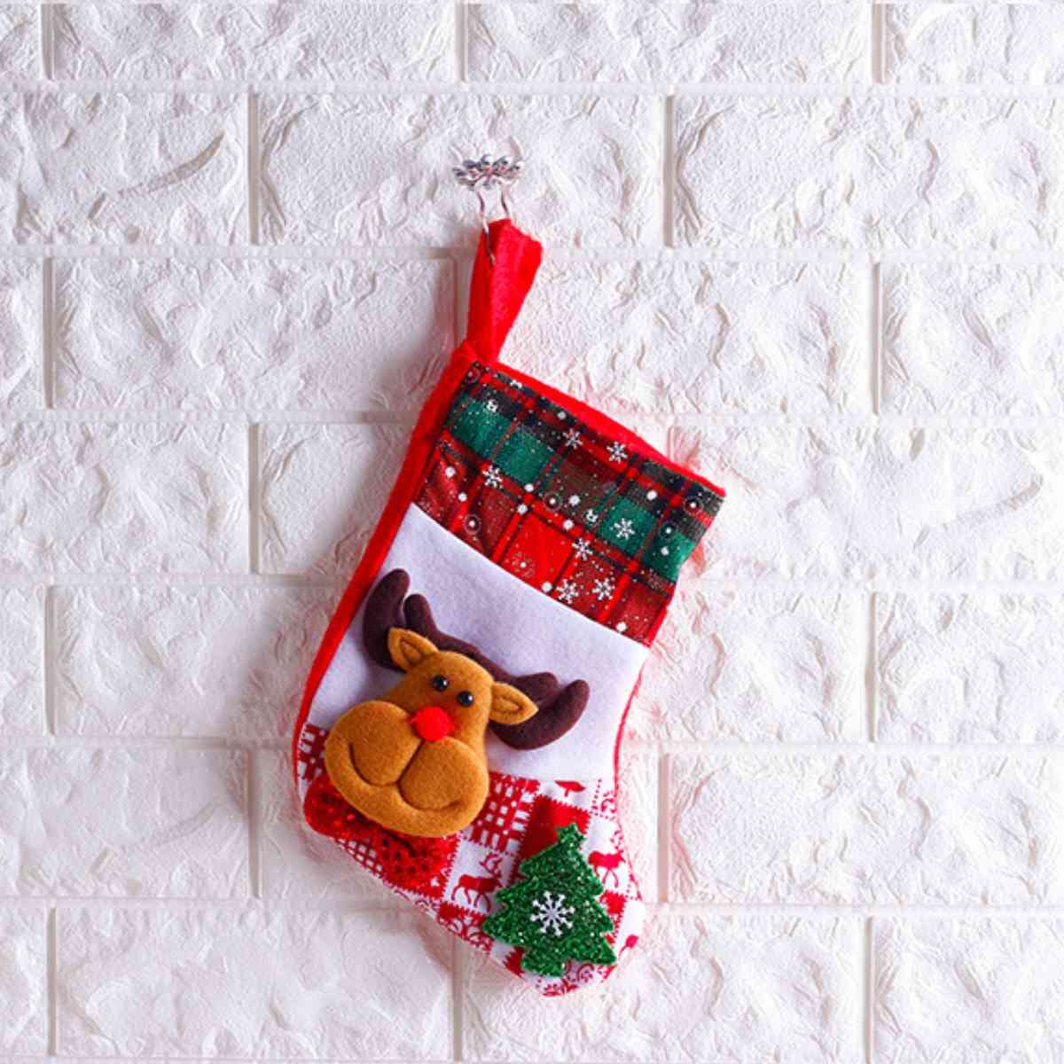 Christmas Stockings - 9.8" - [5-10 DAY DELIVERY] - T - 4 TYPES/STYLES -