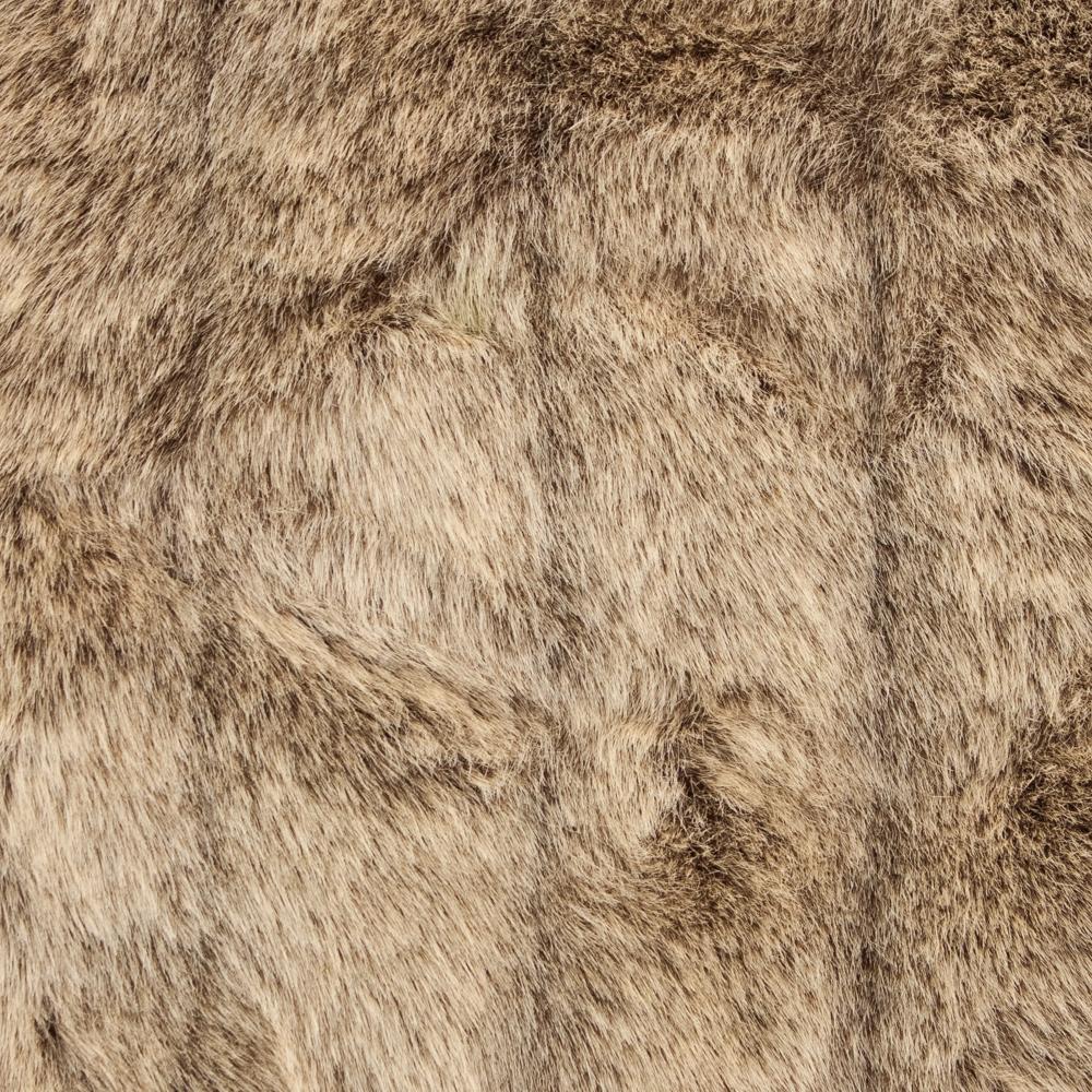 Frost Mink Light Brown Faux Fur Luxury Throw - 14 SIZES -