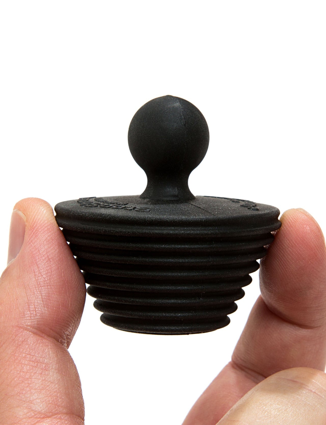 StopShroom (Black) Tub & Sink Universal Stopper Plug for Tub & Bathroom Drains