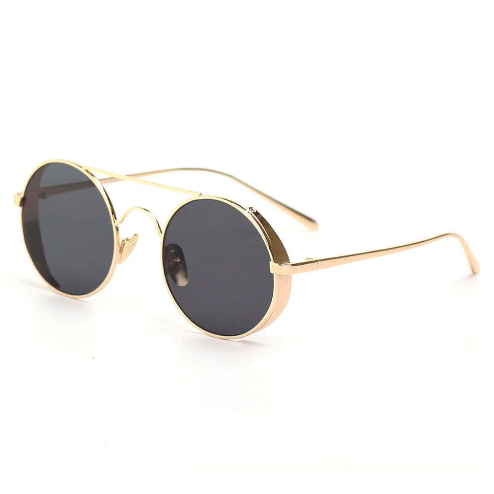 Floyd | Retro Metal Round Circle Lennon Sunglasses - 4 COLORS -