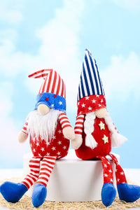 Thumbnail for Set of 2 Independence Day Pointed Hat Decor Gnomes - 10